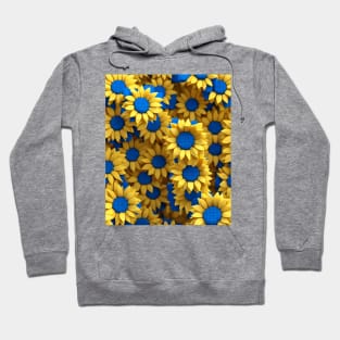 3D sunflower pattern Hoodie